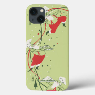 Weihnachtlicher Weihnachtsmann-Koch mit Abendessen iPhone 13 Hülle