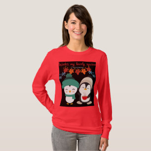 Weihnachtliches Damen-T-Shirt   Festliche Stimmung T-Shirt