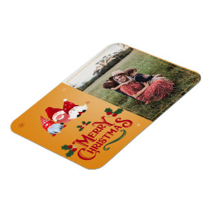 Weihnachtliches Geschenk zur Erinnerung Foto Magnet