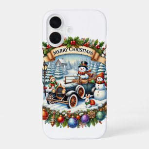 Weihnachtliches Land Weihnachten Ferien iPhone 16 Hülle