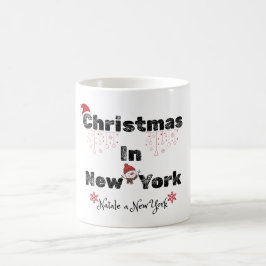 Weihnachtliches NYC - Englisch & Italienisch Kaffeetasse