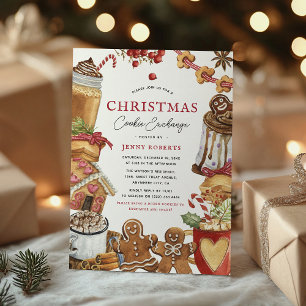 Weihnachtliches Plätzchen-Tauschfest  Einladung