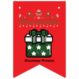Weihnachtliches Wunderland-Girlande Banner