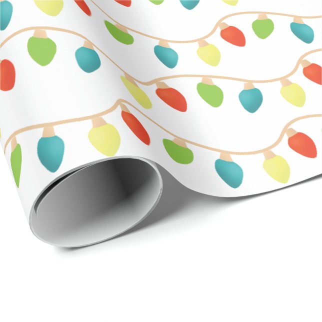 Weihnachtlichtdesign Geschenkpapier (Rolleneckpunkt)