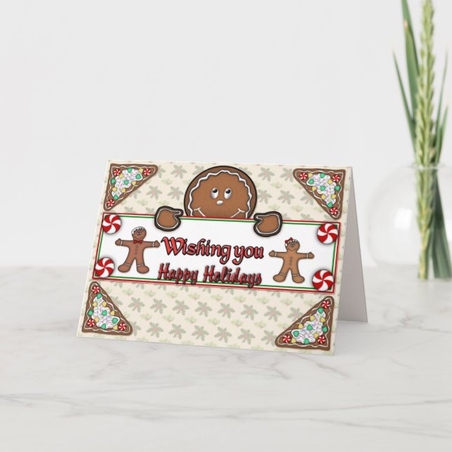 Weihnachts8 Feiertagskarte (Vorderseite)