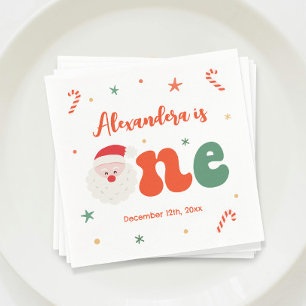 Weihnachts 1. Geburtstag Party Serviette