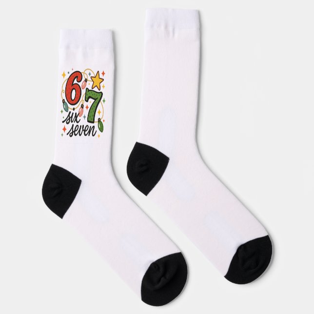 Weihnachts 6 7 Socken  (Rechts)