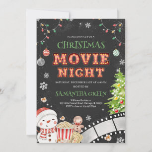 Weihnachts-Abend-Feier Einladung