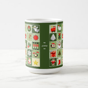 Weihnachts-Advent Kaffeetasse