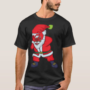 Weihnachts-Afrikanischer Santa Claus Griddy Danc T-Shirt