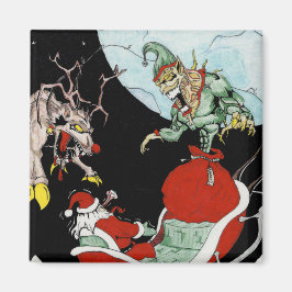 Weihnachts-Albtraum 2 Zoll Square Magnet