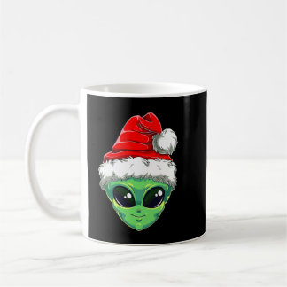 Weihnachts-Alien Santa Costume Funny UFO Weihnacht Kaffeetasse
