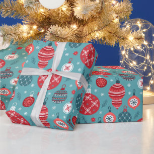Weihnachts-altes Muster Wrapping Paper Geschenkpapier