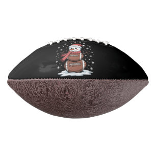 Weihnachts American Football Snowman Xmas Sport