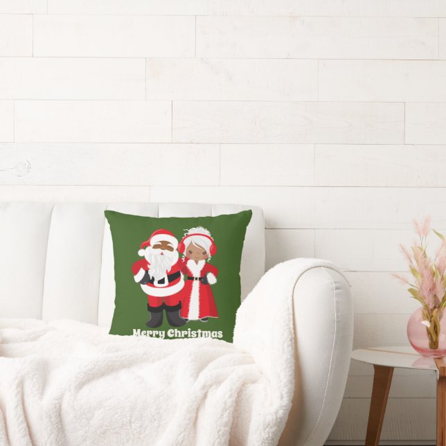Weihnachts-Amerikanerin Santa Mrs. Claus Kissen (Liege)