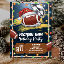 Weihnachts-Amerikanischer-Fußball-Feierparty