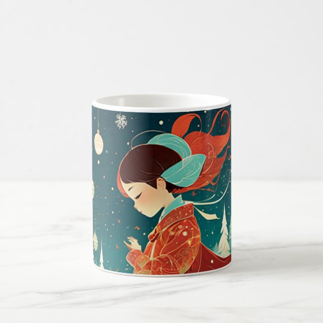 Weihnachts-Angel-Garde-Tasse Kaffeetasse (Mittel)