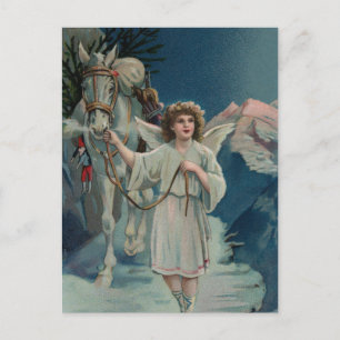 Weihnachts-Angel-Postkarte Feiertagspostkarte