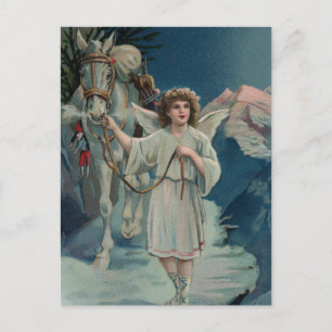 Weihnachts-Angel-Postkarte Feiertagspostkarte