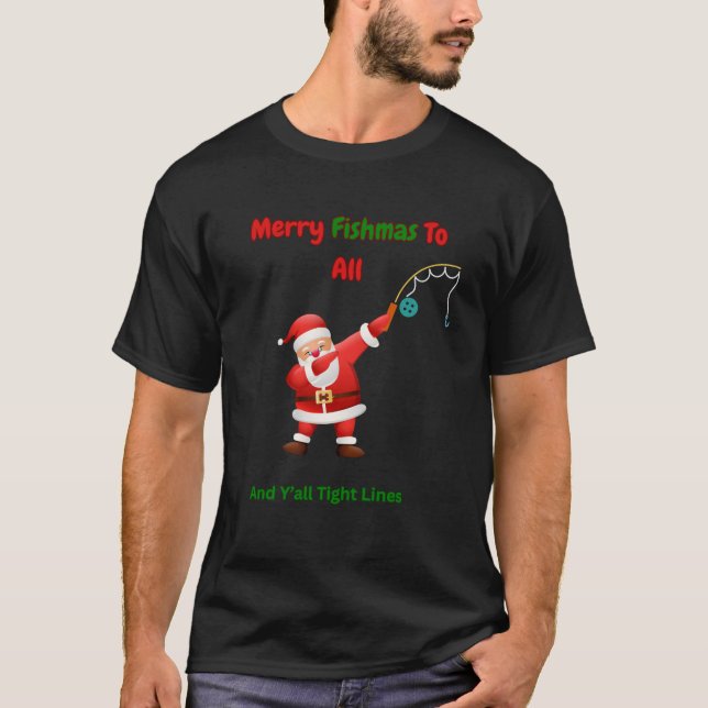 Weihnachts-Angelhemd T-Shirt (Vorderseite)