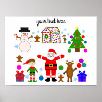 Weihnachts-Ansammlung #1 Poster