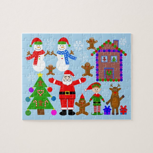 Weihnachts-Ansammlung #2 Jigsaw Puzzle (Horizontal)