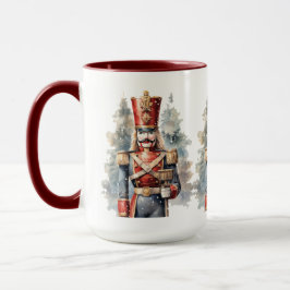 Weihnachts-Aquarellknacker Tasse