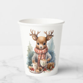 Weihnachts-Aquarelltasse Pappbecher