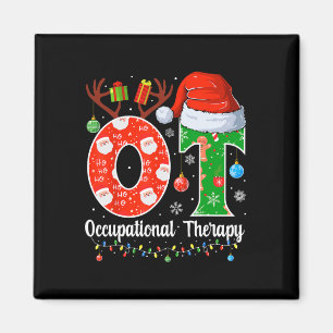 Weihnachts-Arbeitstherapie Weihnachten Magnet