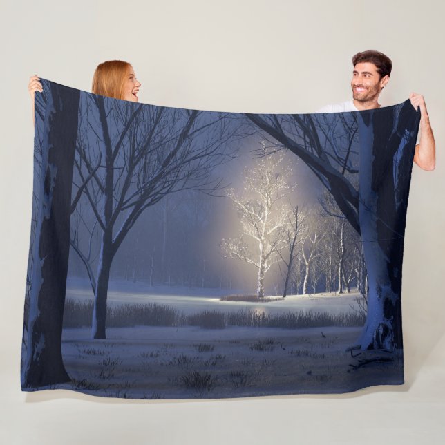 Weihnachts-Äthereal Fleecedecke (Beispiel)