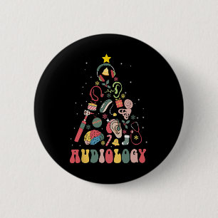 Weihnachts-Audiologie-Treuepultin Weihnachten Button