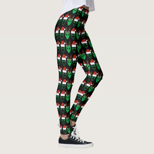 Weihnachts-Außerirdischen Leggings (Rechts)