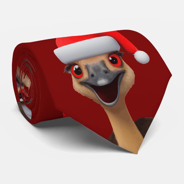 Weihnachts Aussie Helper - Niedliche Weihnachtszei Krawatte (Gerollt)