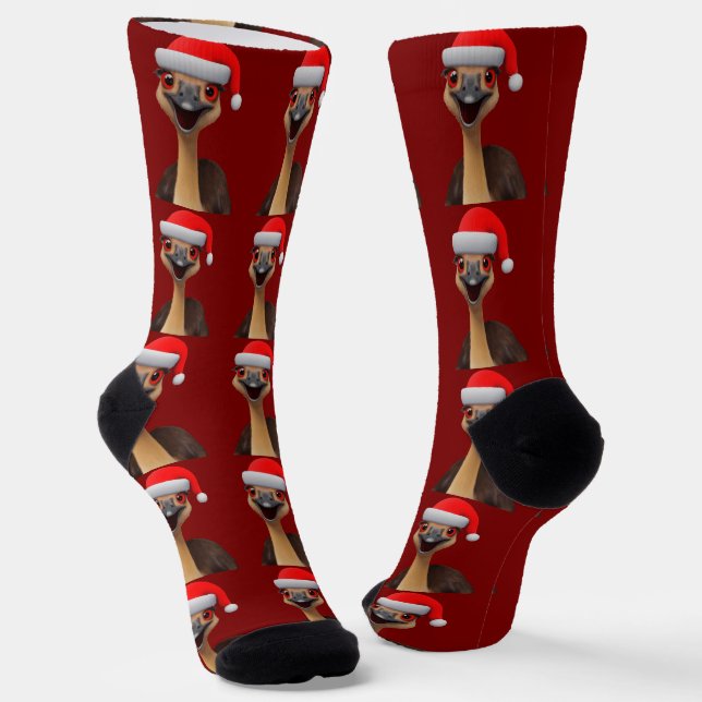 Weihnachts Aussie Helper - Niedliche Weihnachtszei Socken (Gewinkelt)