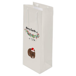 Weihnachts-Australisches Tierdesign Geschenktüte Für Weinflaschen