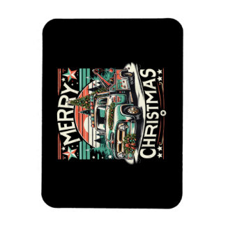 Weihnachts Auto Abschleppen Frohe Weihnachten 1950 Magnet