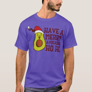 Weihnachts Avocado Keto Frucht Ernährung Feiertag T-Shirt