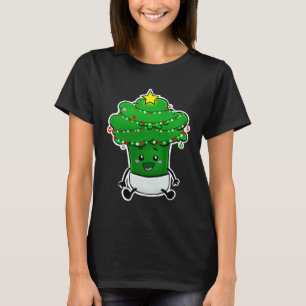 Weihnachts-Baby-Brokkoli Vegan  Vegetarisch Weihna T-Shirt