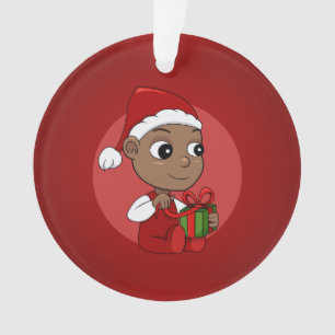 Weihnachts-Baby-Cartoon-Ornament Ornament