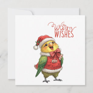 Weihnachts-Baby Chiclet Freude Feiertagskarte