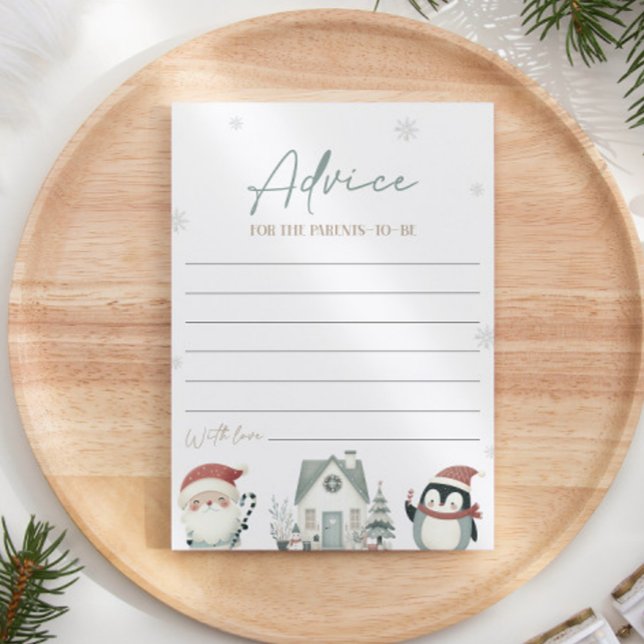 Weihnachts-Baby-Duschberatung für die Elternkarte Einladung (Von Creator hochgeladen)