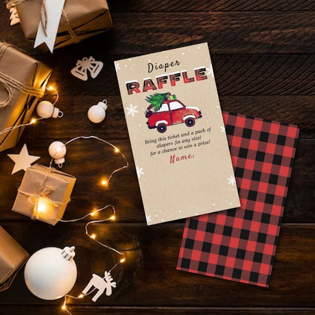 Weihnachts-Baby-Duschkabine Begleitkarte (Von Creator hochgeladen)