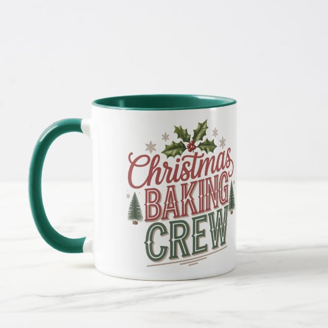 Weihnachts-Back-Crew-Tasse Tasse (Links)