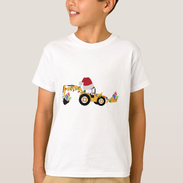 Weihnachts-Backhofsbauwagen T-Shirt (Vorderseite)