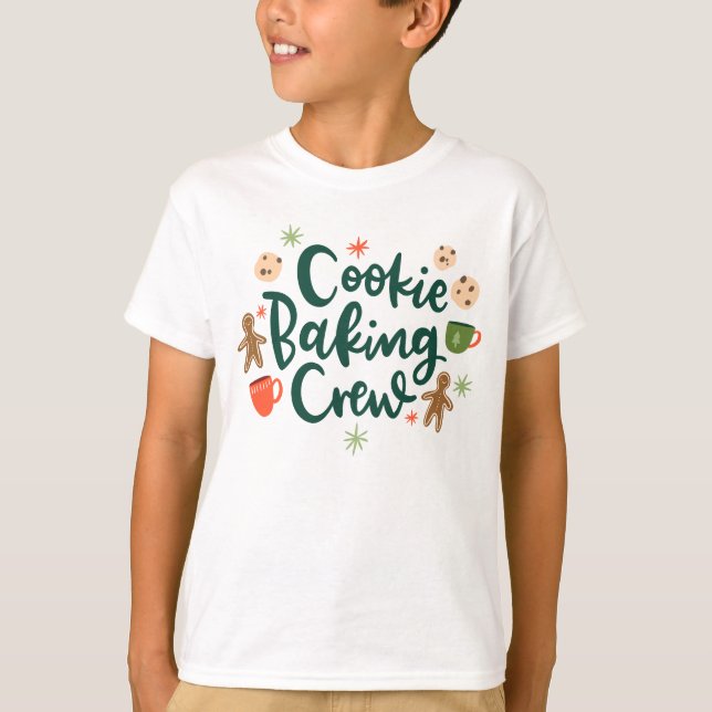Weihnachts Backteam Cookie Lover T - Shirt (Vorderseite)