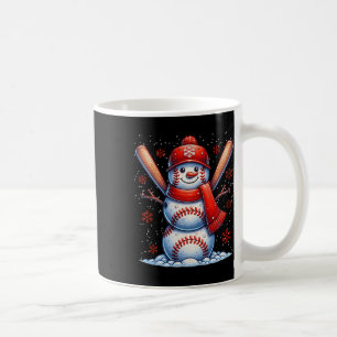 Weihnachts Baseball Snowman Boys Baseball Weihnach Kaffeetasse