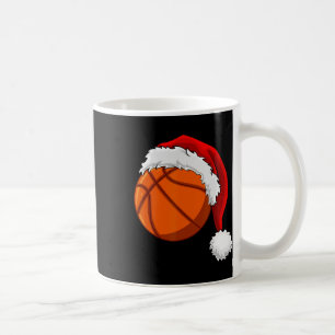 Weihnachts Basketball Ball Weihnachtsmannmütze Män Kaffeetasse