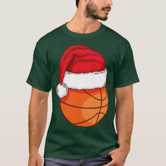 Weihnachts-Basketball-Sportsegment T-Shirt