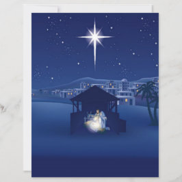 Weihnachts-Bastelpapier zur Kippenszene