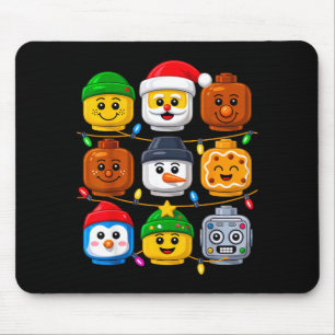 Weihnachts-Bau-Crew-Kostüm Meister-Erbauer Blo Mousepad